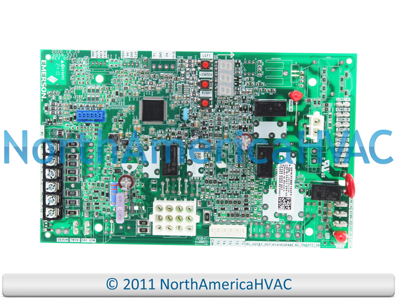 Emerson 50M56-289-01 Furnace Control Board - Tested Working, 120V 50A, 1 Phase